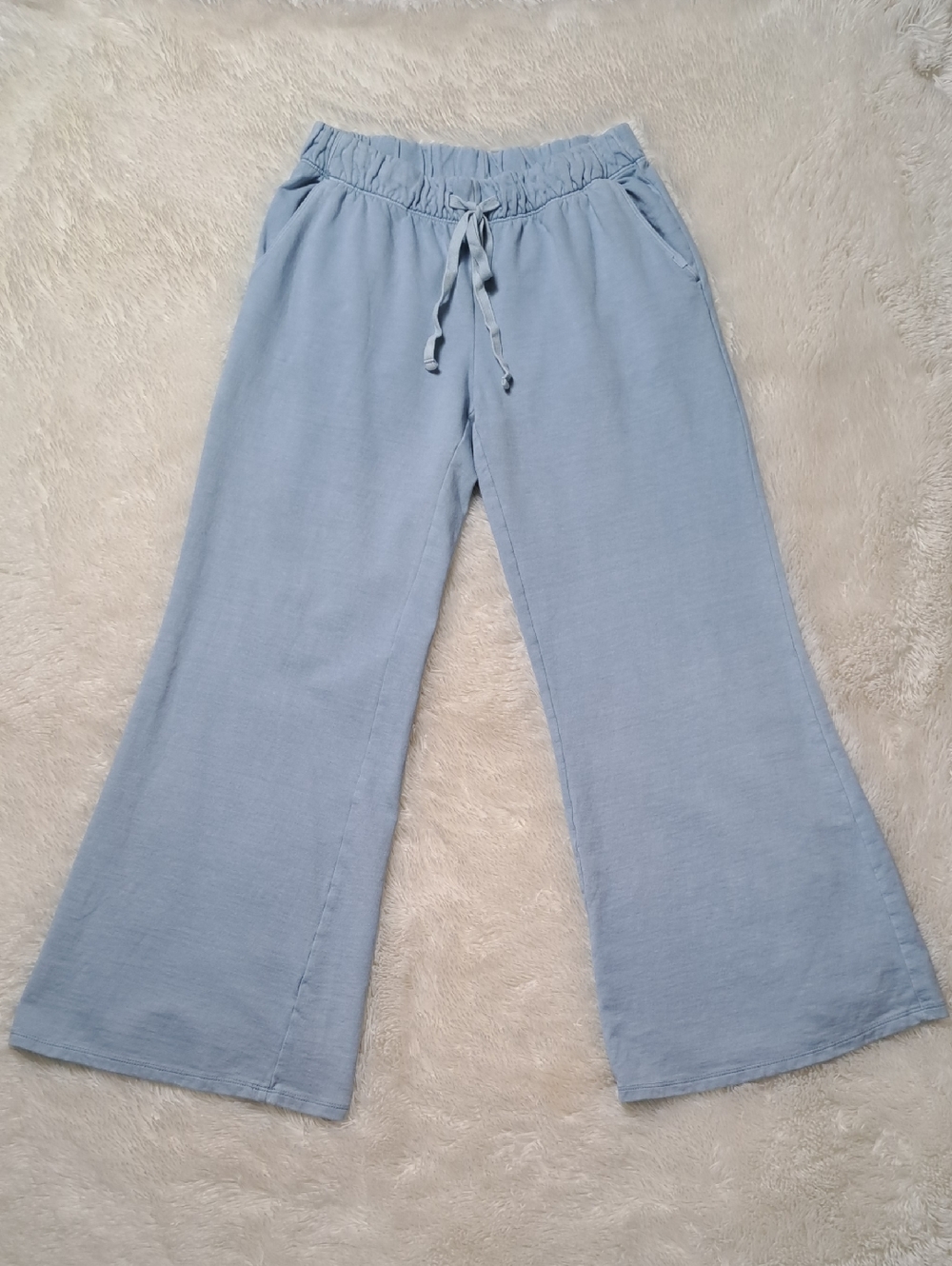 Out From Under Urban Outfitters Straight Leg Cozy Sweatpants - Sky Blue Medium